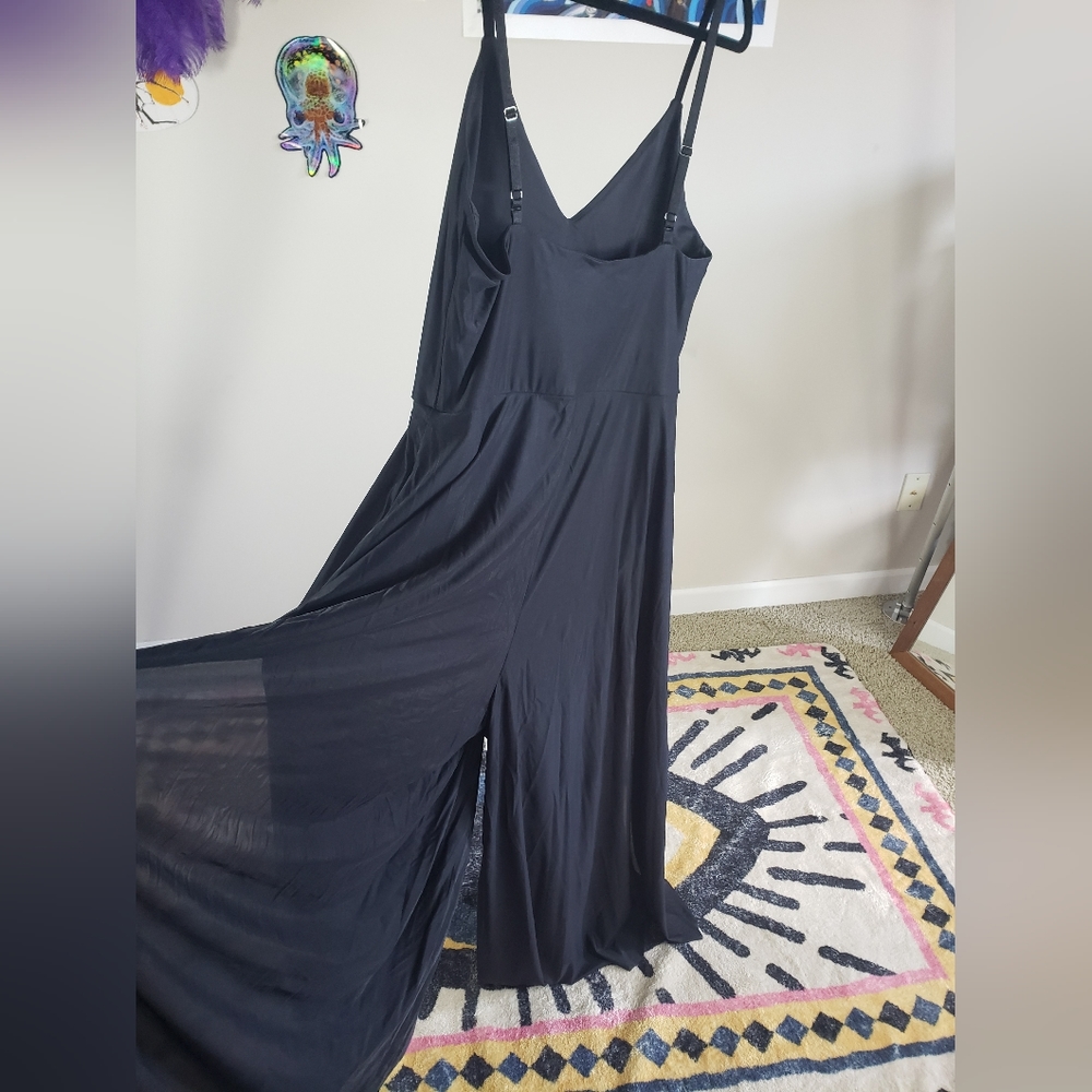 BLACKMILK SHEER RETRO WIDE LEG JUMPSUIT LIMITED XL NWT - Picture 3 of 7